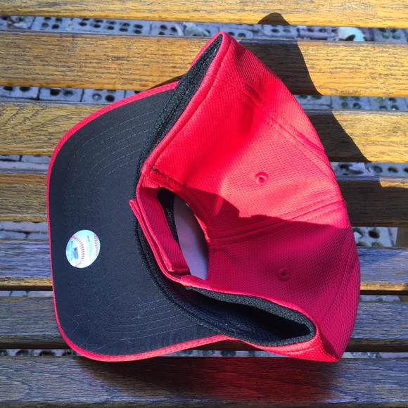 Team MLB youth Cincinnati Reds baseball cap 6 full panel hat adjustable strap - Picture 5 of 14
